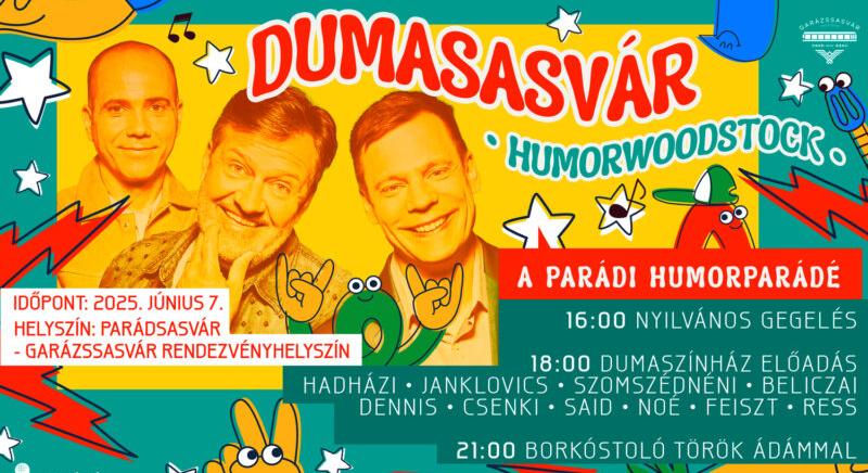 Júniusban jön a hazai humor Woodstockja, a parádsasvári humorparádé