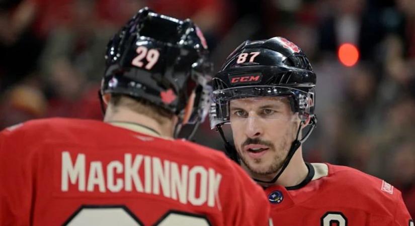 Sidney Crosbyval érkezik Kanada az MVM Dome-ba