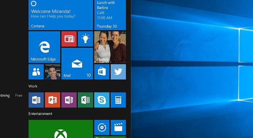 Titokban javította a Windows 10 egy nagyon kellemetlen hibáját a Microsoft