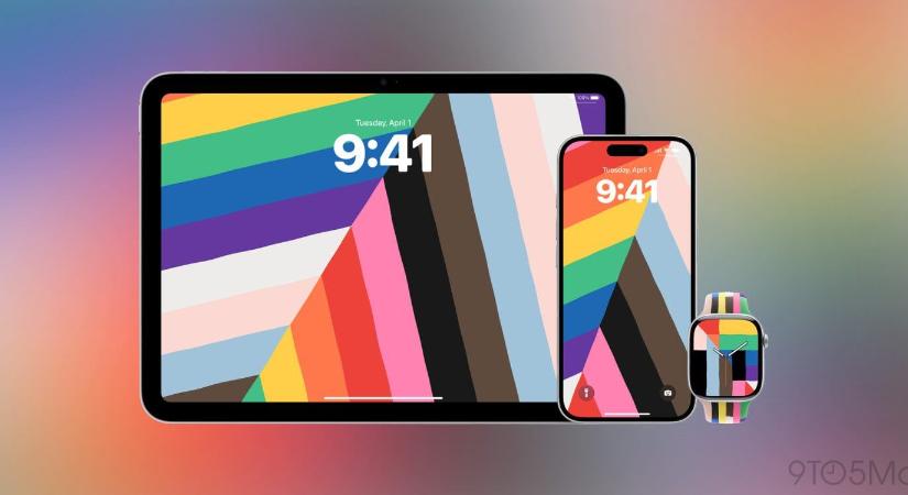 Megérkeztek az Apple 2025-ös Pride cuccai: új számlap, óraszíj és háttérkép iPadre és iPhone-ra