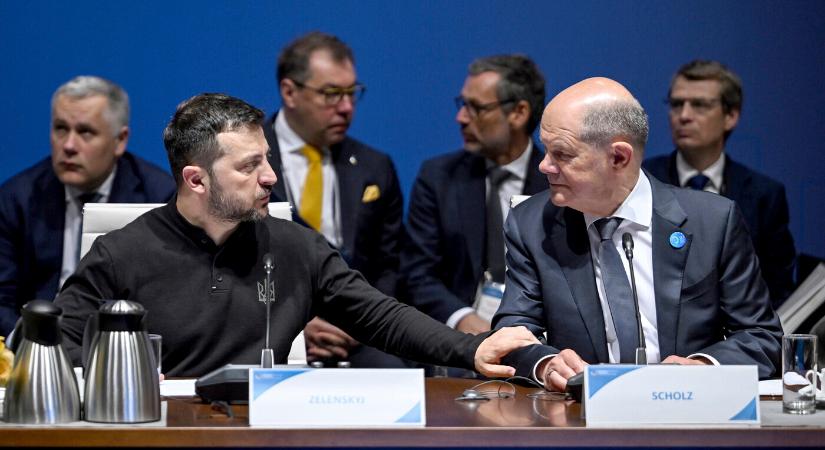 Scholz: Berlin addig támogatja Kijevet, ameddig szükséges
