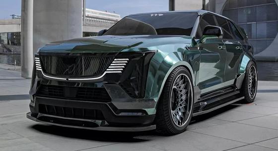 Észvesztő tuningot kapott a 4 tonnás Cadillac luxusterepjáró