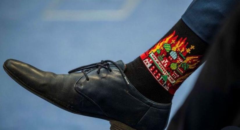 Zoknijával fejezte ki orosz-gyűlöletét egy cseh diplomata