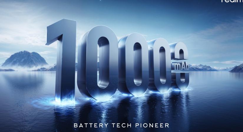 10 000 mAh-t szuszakolt a Realme egy átlagos vastagságú telefonba