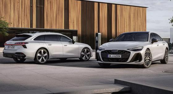 Igen komoly villanyhatótávval debütált a vadonatúj plugin hibrid Audi A6