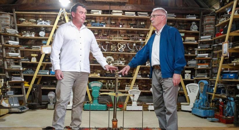 Mérleg a Gerbeaud Cukrászdából és bécsi különlegesség: igazi kincsekkel bővült a döröskei mérlegmúzeum