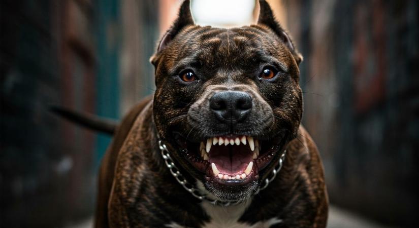 A nyílt utcán támadott meg egy staffordshire terrier egy idős nőt Vas vármegyében