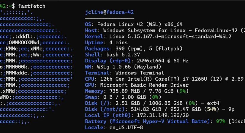 Mostantól a Fedora Linux-ot is lehet futtatni a Windows 11-ben