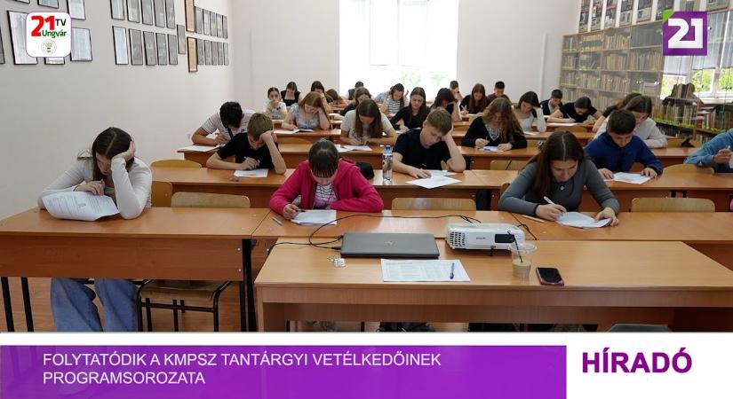 Folytatódik a KMPSZ tantárgyi vetélkedőinek programsorozata (videó)