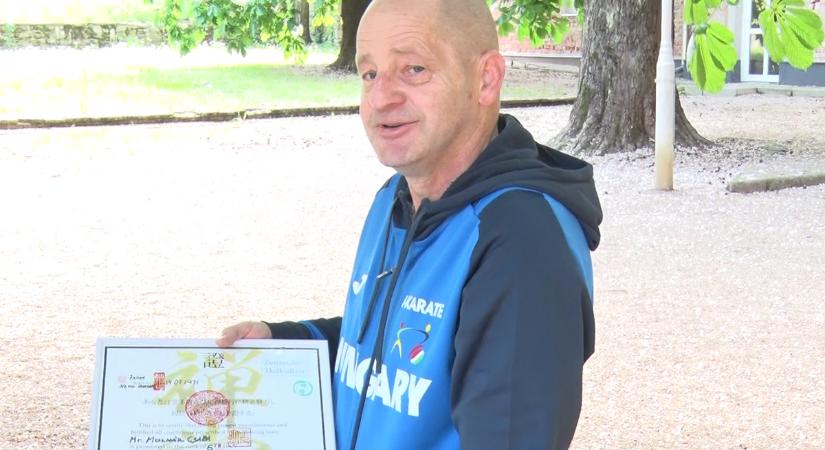 Ismét előrelépett a ranglétrán a karatés Molnár Csaba