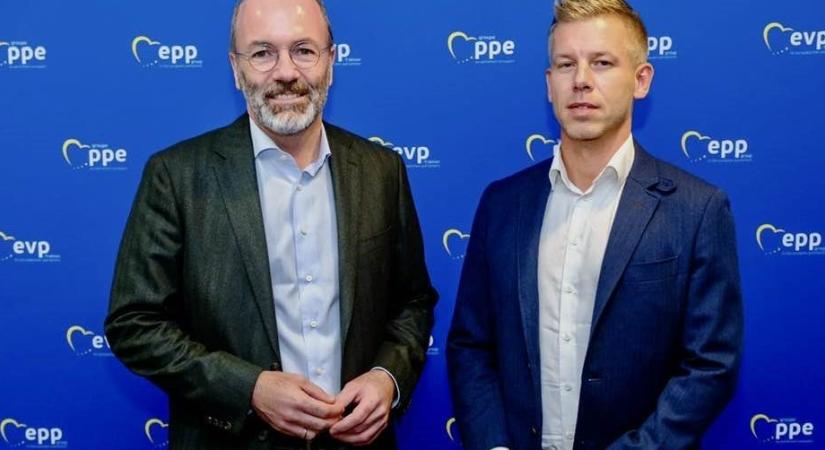 Magyar Péter Manfred Webernek: nem értünk egyet Ukrajna gyorsított uniós csatlakozásával