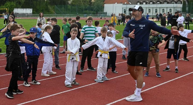 Storcz Botondi is részt vett a KASI sportnapján