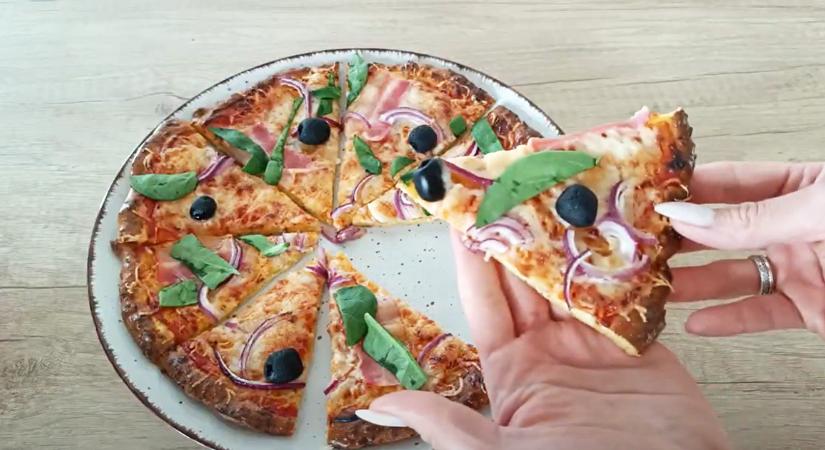 Kolléganőnk túrós pizzaalapja egészséges, fehérjedús és gluténszegény
