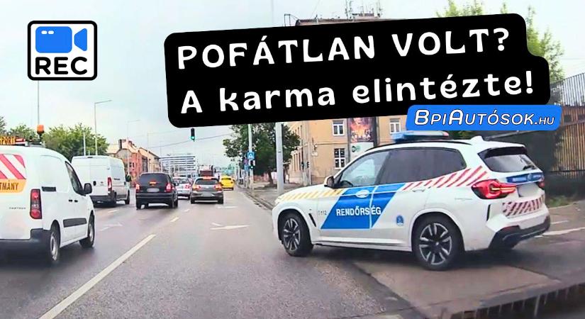 Karma Expressz: buszsávban előzte a sort – azonnal elkapták