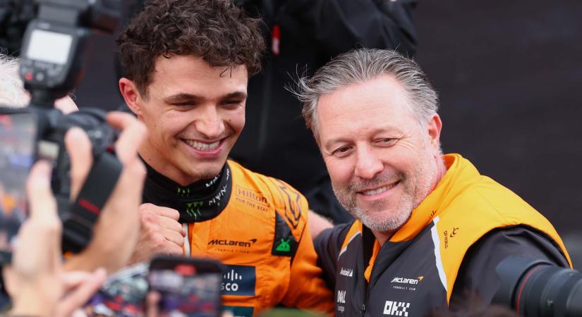 Brown kiállt Lando Norris mellett Alan Jones kemény kritikája után
