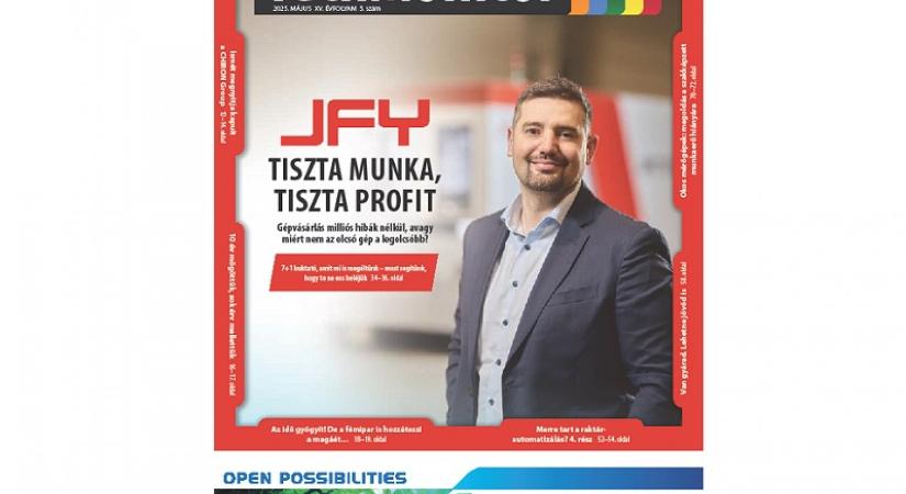 Megjelent a TechMonitor 2025. májusi lapszáma!