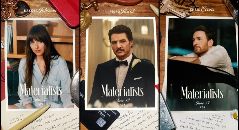 Dakota Johnson, Chris Evans, Pedro Pascal szerelmi háromszöge az Előző életek rendezőjének új filmjében – trailer