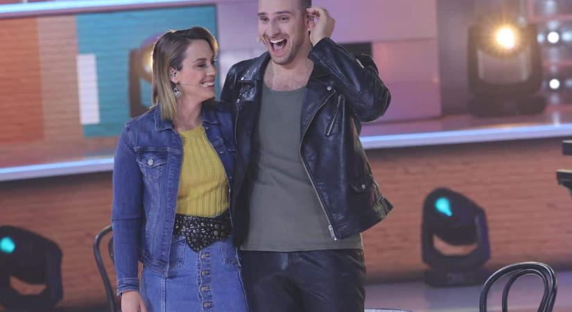 Lékai-Kiss Ramóna és Brasch Bence a Barátok közt dalát énekelte el a TV2-n