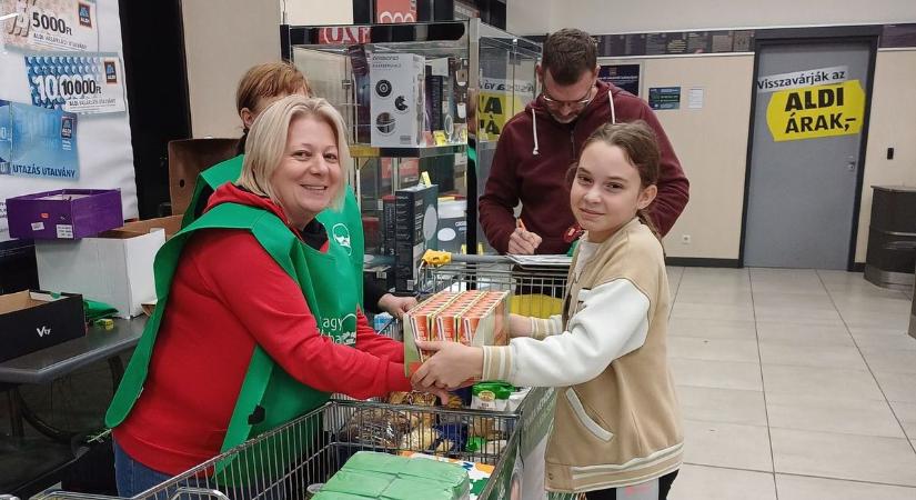 Adománygyűjtés Sárváron: kis adomány, nagy segítség