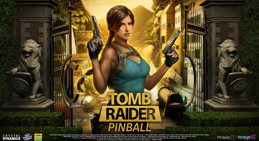 Lara Croft ugrál a Pinball FX-hez érkező Tomb Raider Pinball két új asztalán