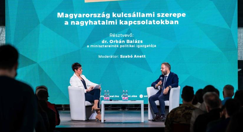 Orbán Balázs a Ludovika Fesztiválon: Egy globális méretű politikai, hatalmi, gazdasági egyensúly-átalakulás zajlik a világban