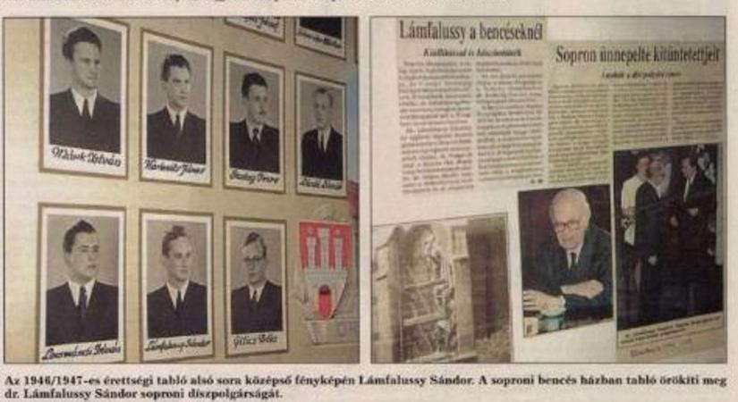 10 éve halt meg a kapuvári születésű Lámfalussy Sándor, az euró atyja