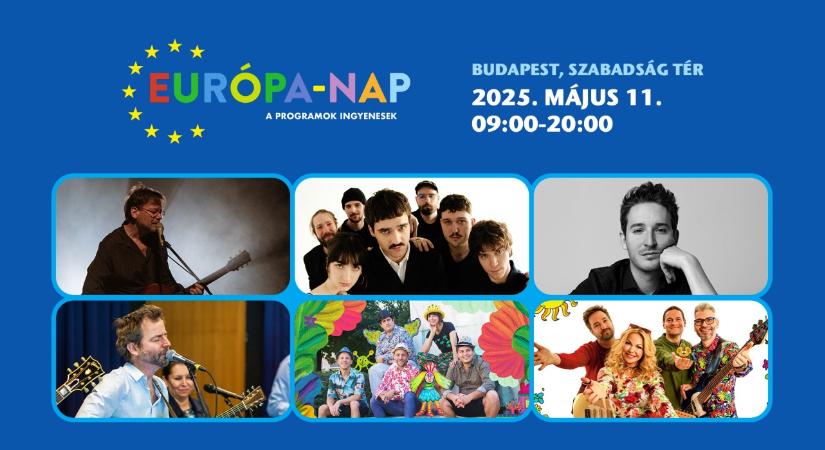 Európa-nap: családi programok, futóverseny és koncertek a Szabadság téren