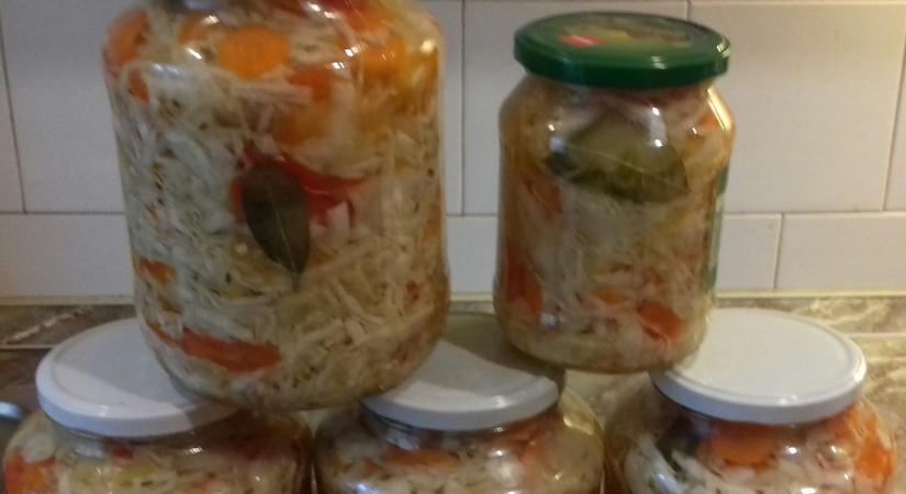 Csalamádé: mehet bele répa, káposzta, paprika, hagyma is