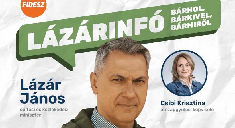 Kérdése van Lázár Jánoshoz? Dombóváron felteheti!