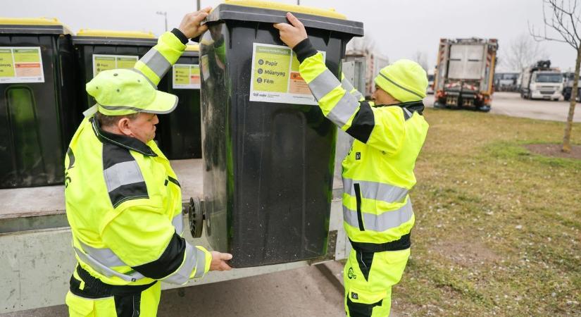 Házhoz viszik a szelektív gyűjtőedényt Szabadhegyen, íme az időpont