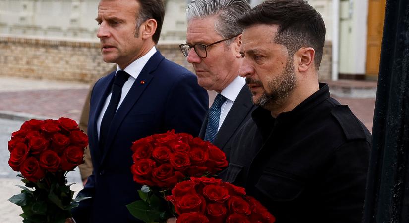 Macron: Putyin javaslata a Kijevvel folytatott tárgyalásokra első lépés, de nem elég
