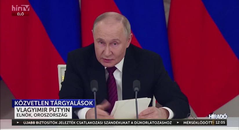 Vlagyimir Putyin: Moszkva kész bármilyen előfeltétel nélkül tárgyalóasztalhoz ülni  videó