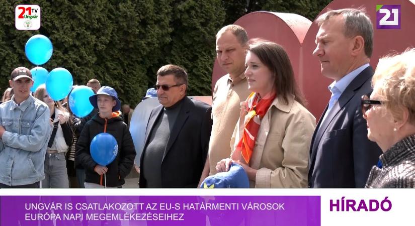 Ungvár is csatlakozott az EU-s határmenti városok Európa napi megemlékezéseihez (videó)