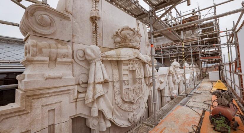 Budai Várnegyed: Hamarosan újra látható lesz a József főhercegi palota főhomlokzata