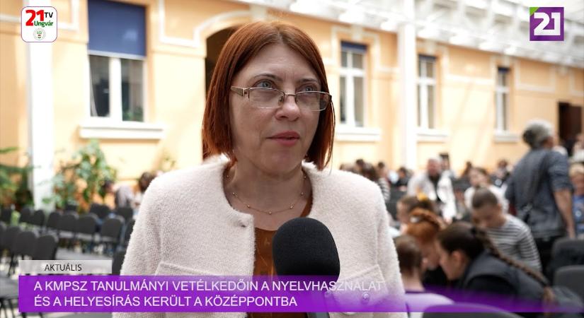 Aktuális (2025.05.11) a KMPSZ tanulmányi vetélkedőin a nyelvhasználat és a helyesírás került a középpontba (videó)