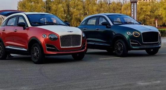 Még mindig vannak érthetetlen kínai klónautók, mint ez a Bentley-utánzat