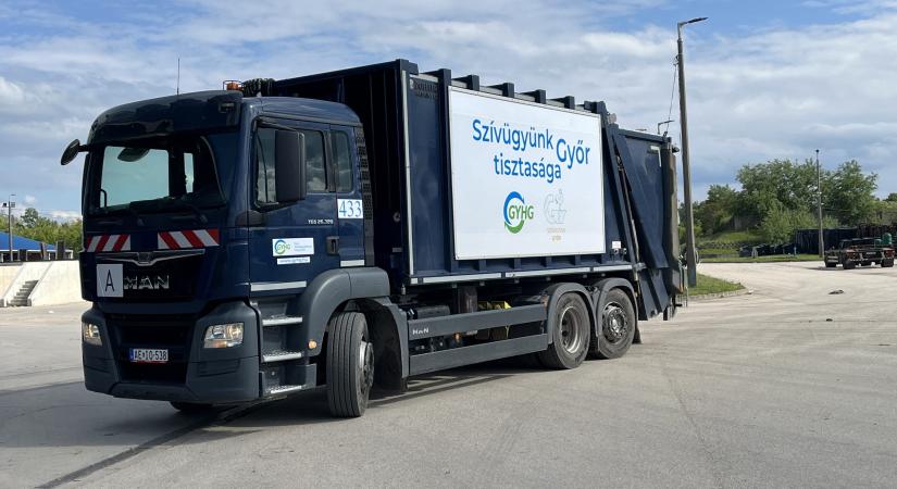 A Tour de Hongrie napján is üríti a kukákat a GYHG