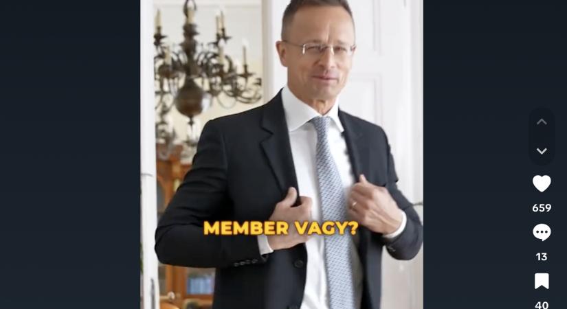A Mobilfoxot reklámozta a Tiktokon Szíjjártó külügyminiszter, az arcod a kezedbe fogod temetni, ha megtudod, miért