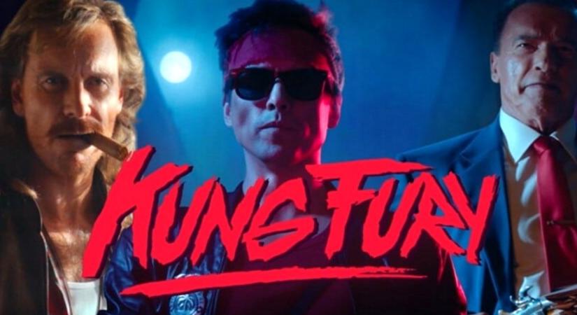 A régóta várt Kung Fury mozifilmből kikerült 11 perc, Michael Fassbender, Schwarzenegger és David Hasselhoff is benne – videó