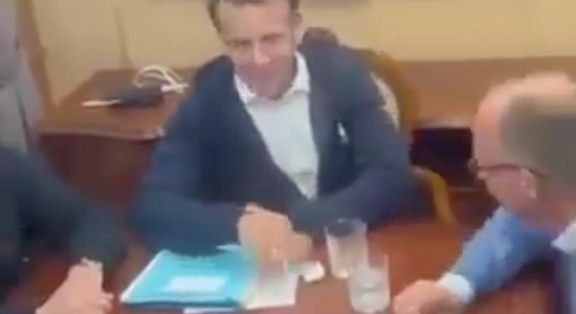 Mindenki egy videót néz, amin úgy tűnik, Európa vezetői kokainoznak