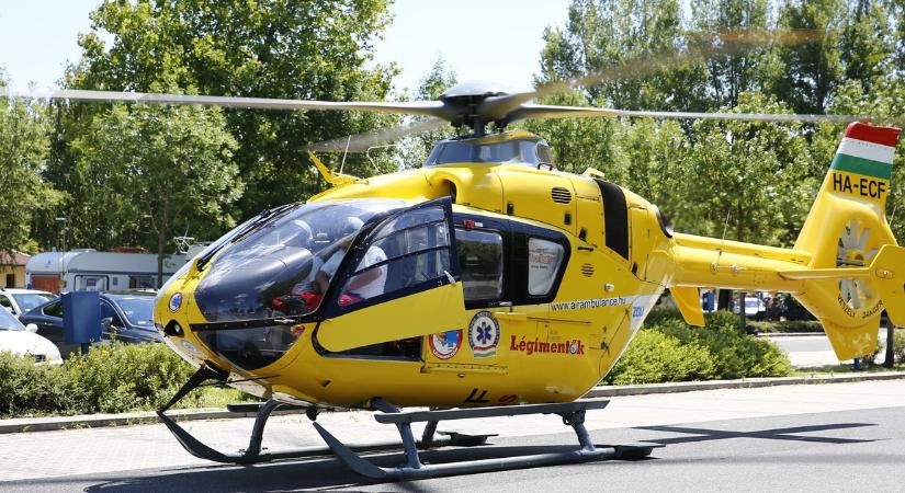 Mi történik? Mentőhelikopter Tolna vármegyében!