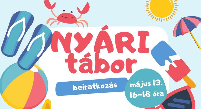 Jelentkezés nyári táborba, nemcsak földváriaknak