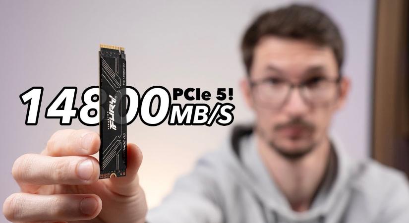 Teszteltük a Kingston 2X gyorsabb SSD-jét, a Fury Renegade G5-öt
