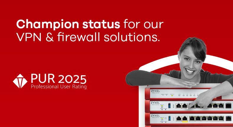 A Zyxel tűzfal- és VPN-termékei Champion státuszt kaptak a Techconsult-tól