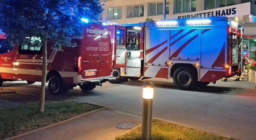 Egy ember kórházba került: tűz ütött ki egy burgenlandi szállodában