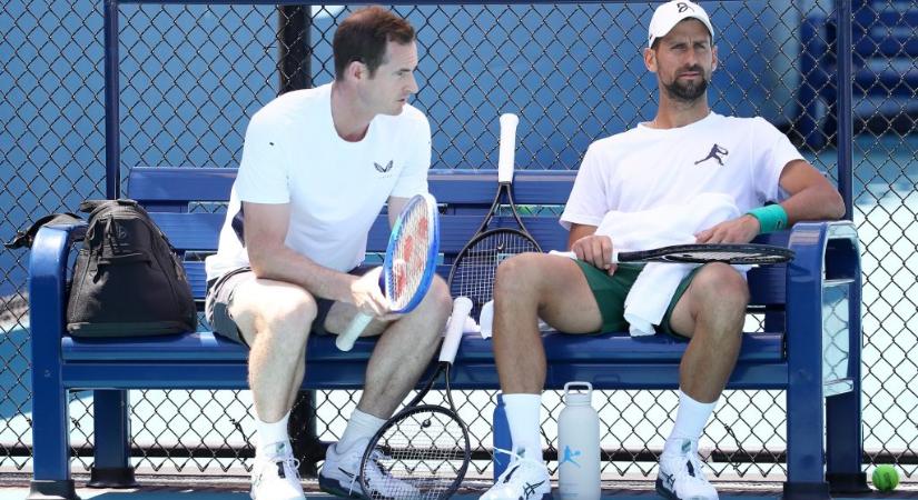 Fél évig tartott a közös munka: Djokovic szakított Andy Murray-vel