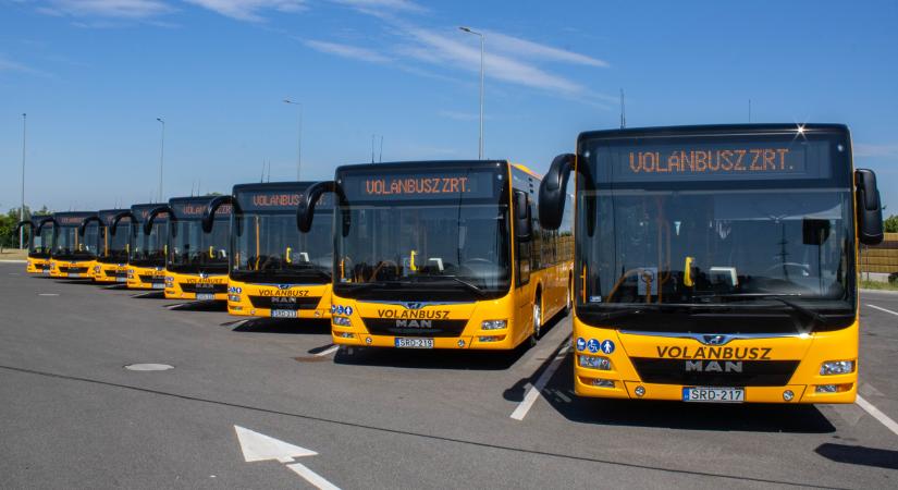 Ezer új autóbusszal válik még korszerűbbé a MÁV-csoport VOLÁN flottája