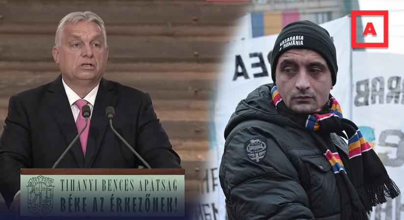 Orbán tihanyi beszédével kampányol a magyarfaló román elnökjelölt Erdélyben