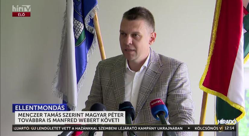 Magyar Péter továbbra is Manfred Webert követi  videó