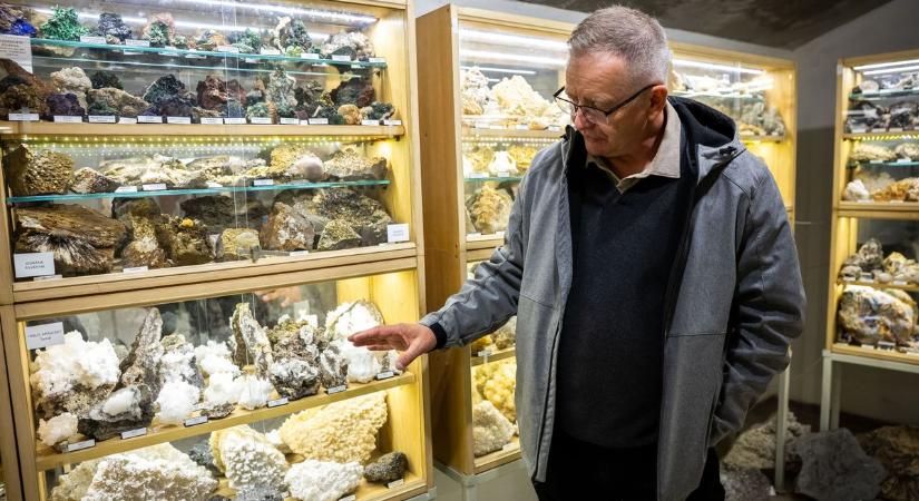 Világszenzáció Siófokon – egyedülálló ritkaságot fedezett fel az ásványgyűjtő